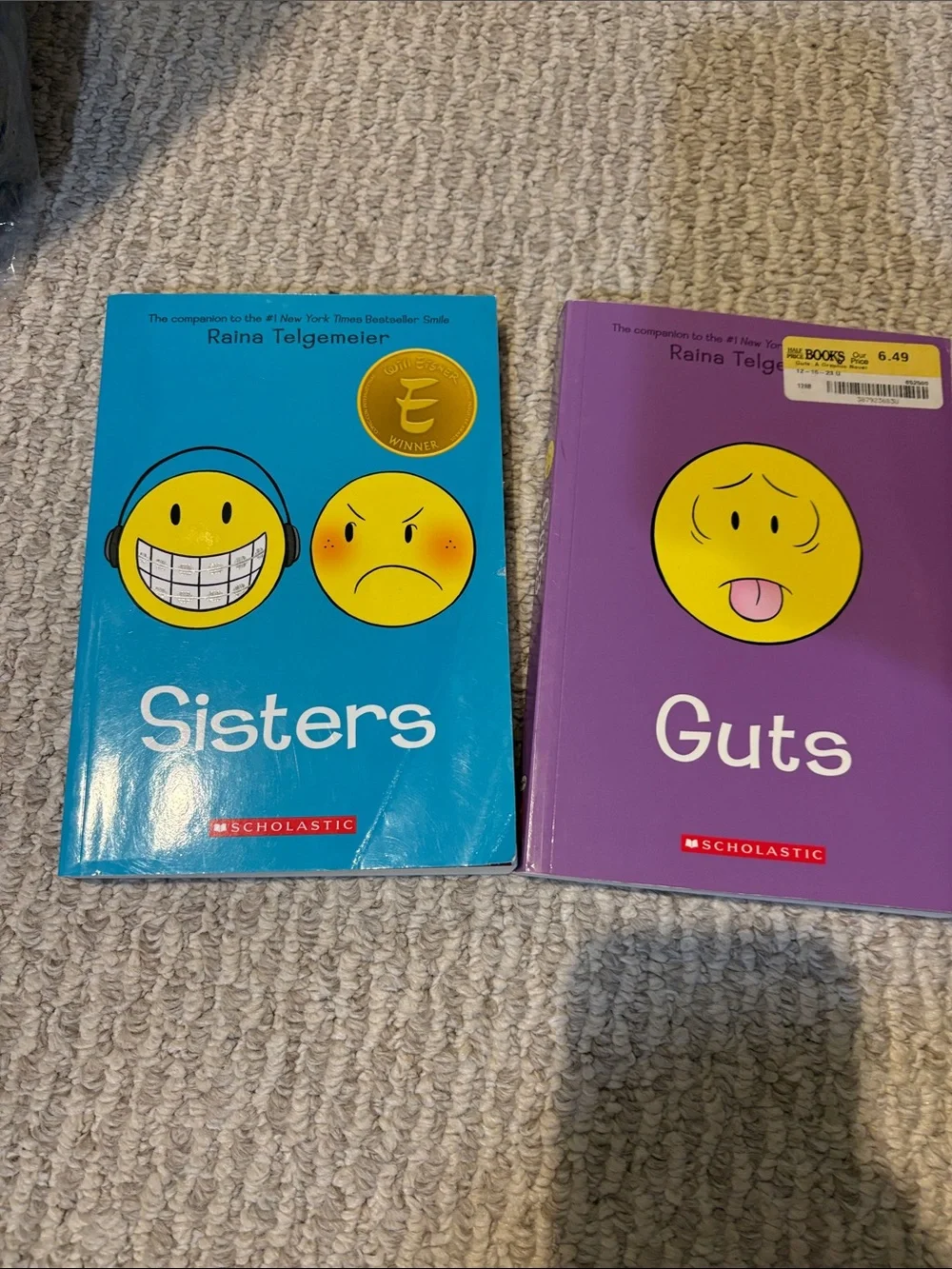 Scholastic Graphic Novels - Blue and Purple Covers